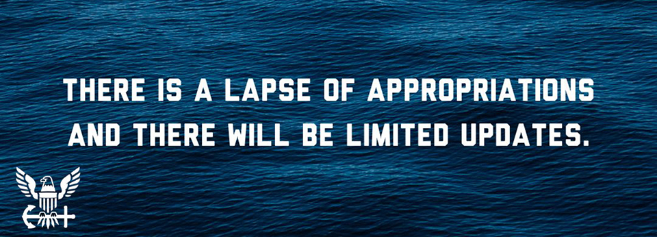 Lapse in Appropriations